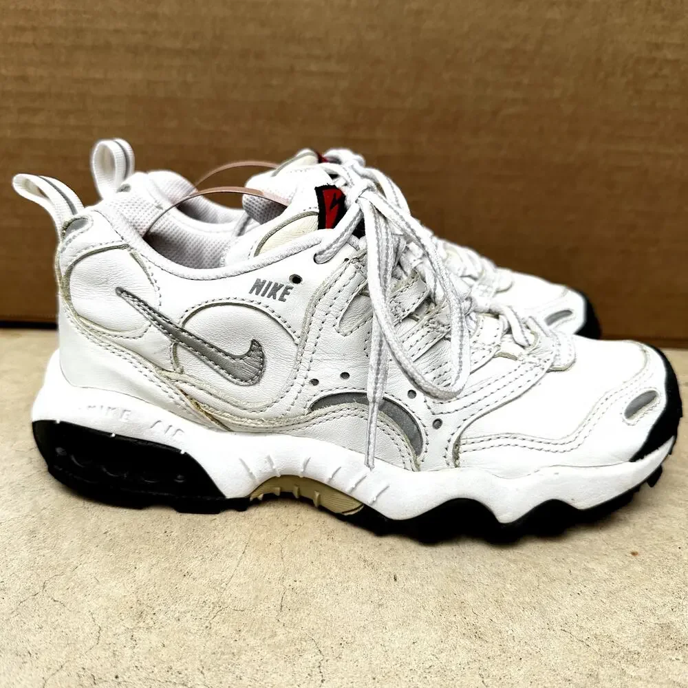 VTG Nike Terra Humara Shoes Sneakers Lace Up Mesh Leather Athletic White 6